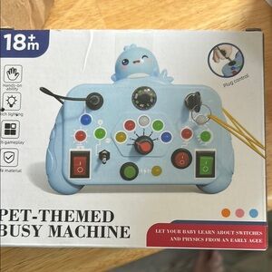 Pet-Themed Busy Machine Toy